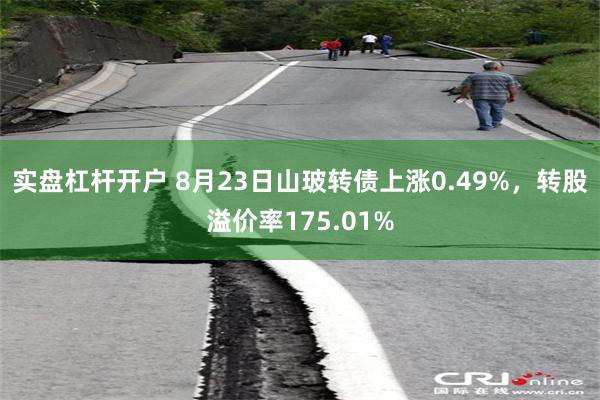 实盘杠杆开户 8月23日山玻转债上涨0.49%，转股溢价率175.01%