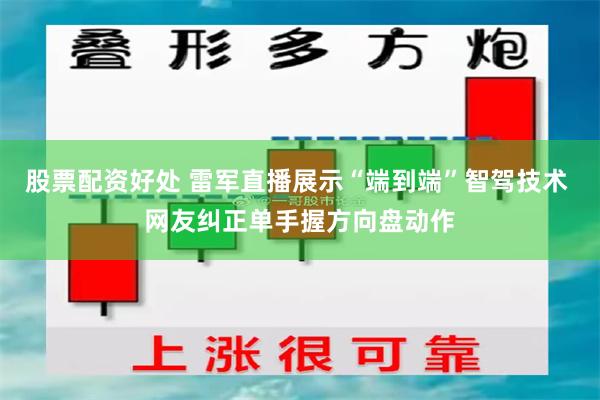 股票配资好处 雷军直播展示“端到端”智驾技术 网友纠正单手握方向盘动作