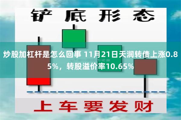 炒股加杠杆是怎么回事 11月21日天润转债上涨0.85%，转股溢价率10.65%