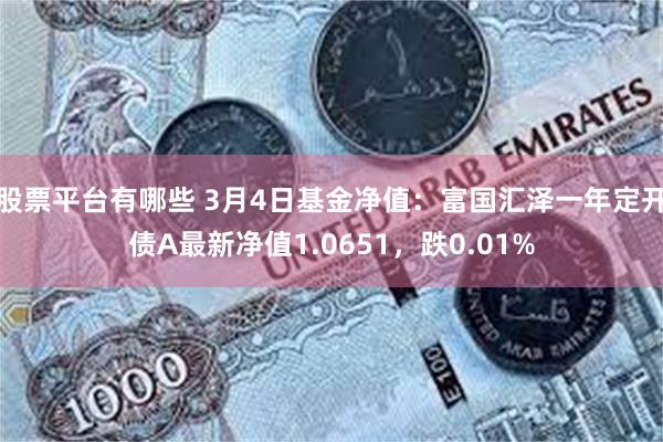 股票平台有哪些 3月4日基金净值：富国汇泽一年定开债A最新净值1.0651，跌0.01%